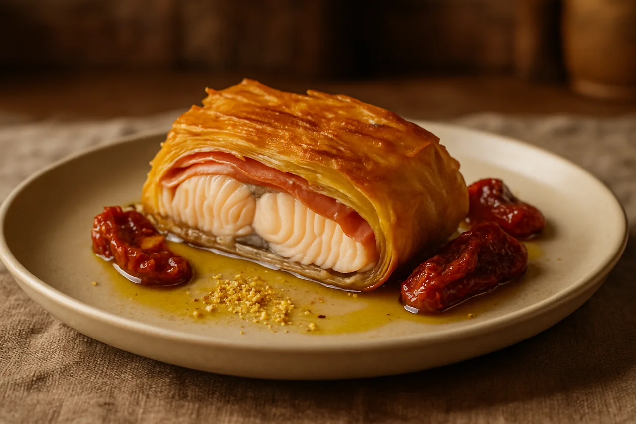 Foto de Trucha envuelta en jamón