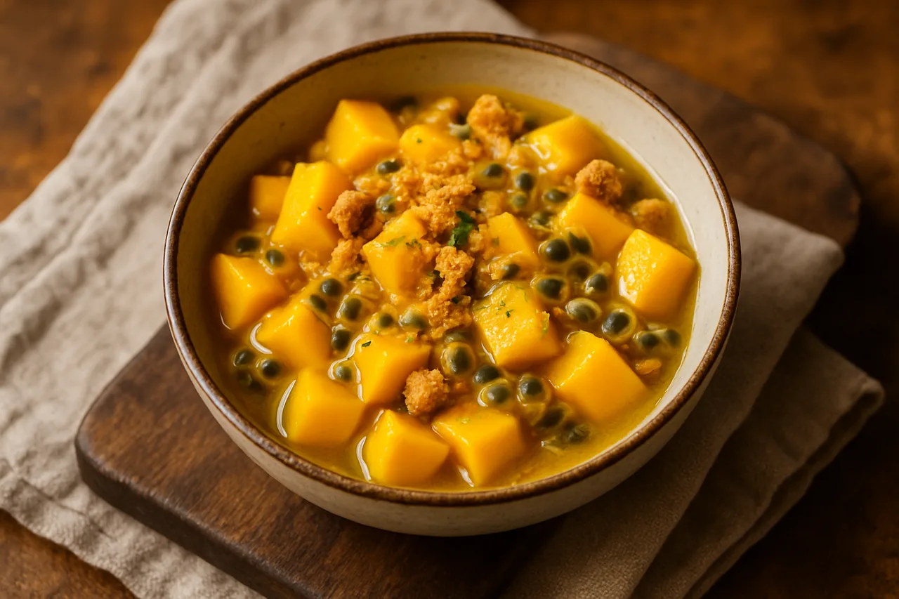Foto de Vasitos de Mango y Fruta de la Pasión