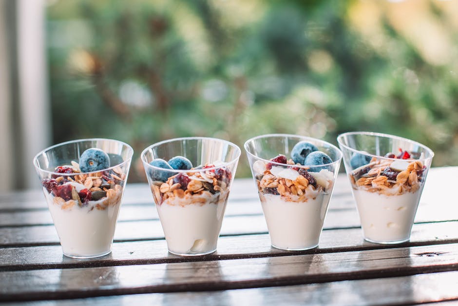 Foto de Vasitos de yogur y fruta
