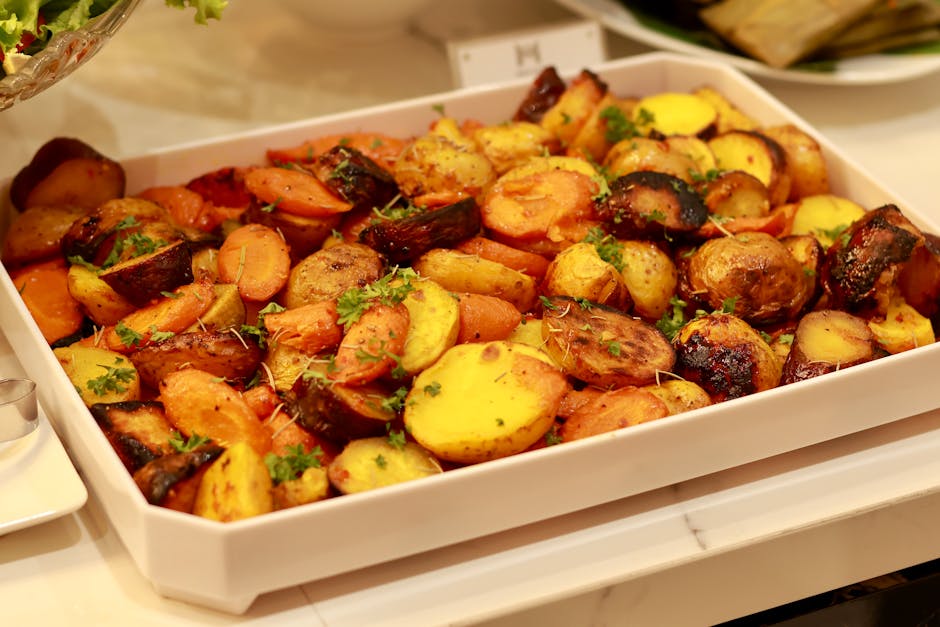 Foto de Verduras al Horno con Salsa Holandesa