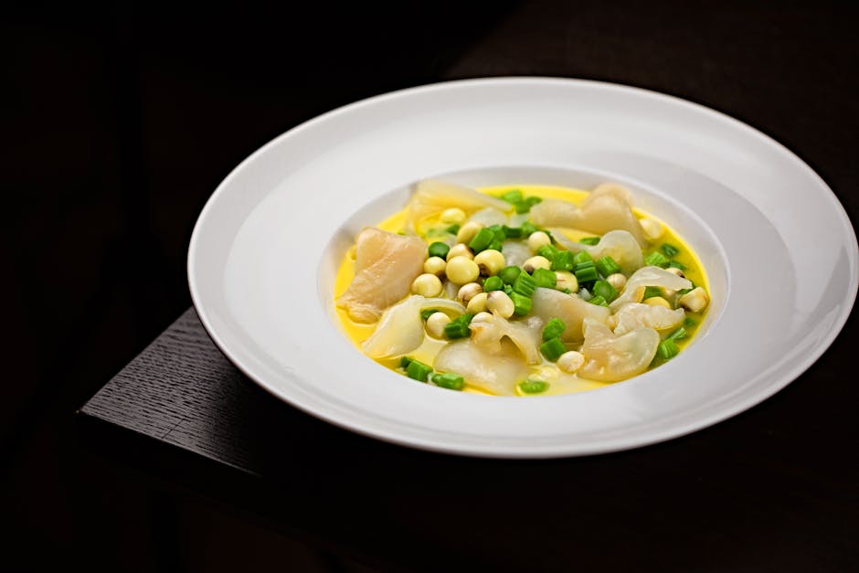 Foto de Vichyssoise de Guisantes con Guarnición