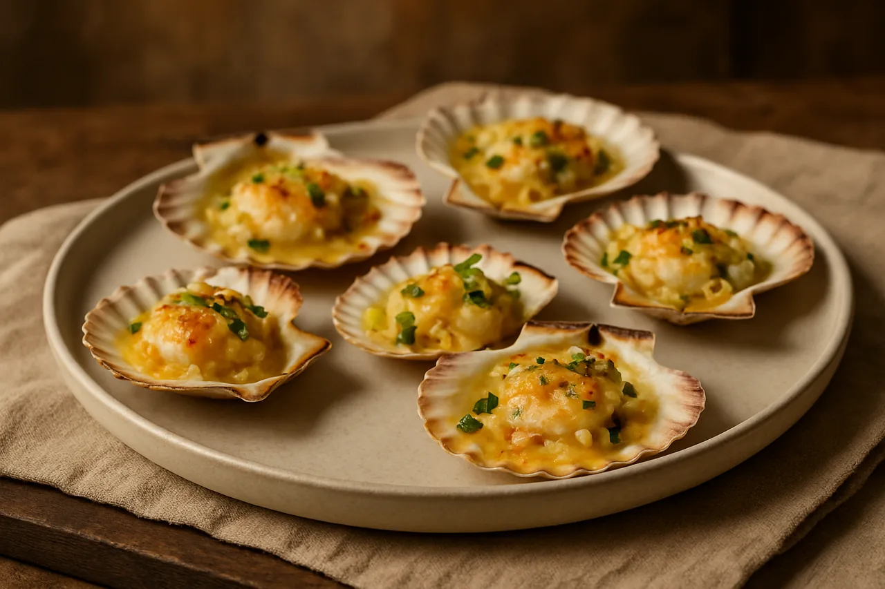 Foto de Vieiras al Horno con Queso