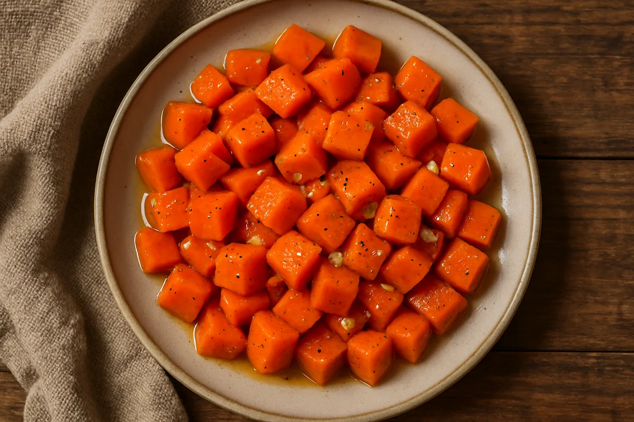 Foto de Zanahorias Asadas al Ajo