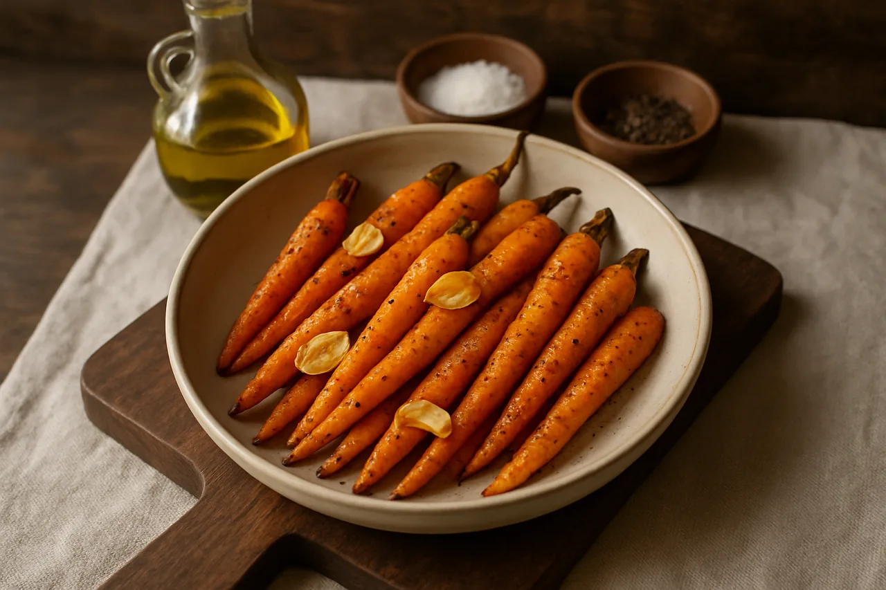 Foto de Zanahorias Asadas al Ajo