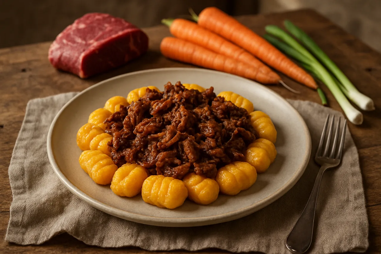 Foto de Ñoquis de Calabaza con Ragú